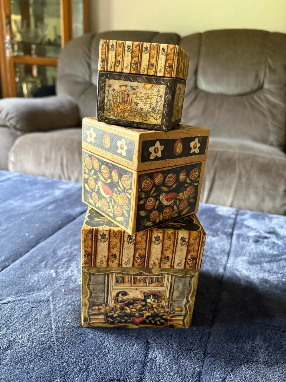 Decorative Stackable Storage Boxes